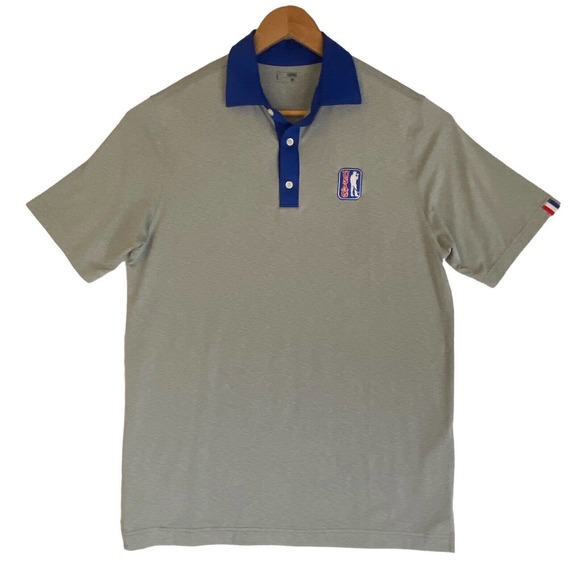 U Suck at Golf Other - USAG U Suck At Golf Men’s Polo Shirt Gray‎ Golfer Logo Short Sleeve Size Medium